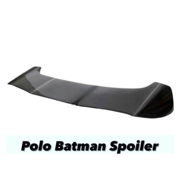 Polo 2010-2023 Batman Style Ar-vw-027 Glossy Black Roof Wing Rear Spoiler Compatible with Roof Wing Rear Spoiler Batman Style Ar-vw-027 Glossy Black
