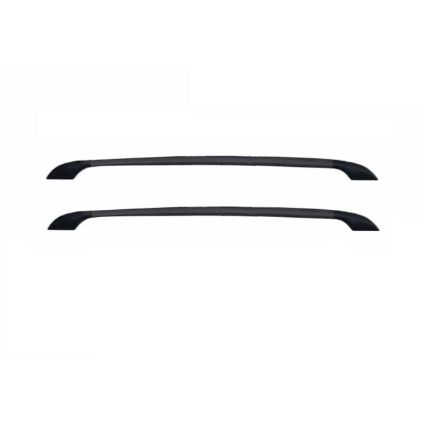 Car Universal Sporty Drill Free Roof Rails BLACK