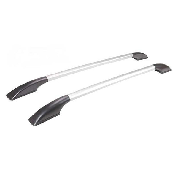 Car Universal Sporty Drill Free Roof Rails Black-Silver
