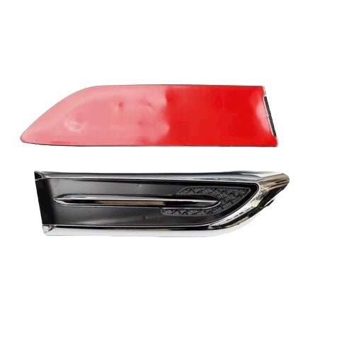 2Pcs Air Vent Flow Grille Cover Splitter Trim For Auto Door Body Fender Accessories