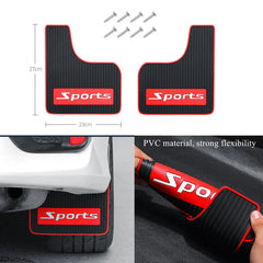 2 Pcs Sports Universal Mud Flaps Mudflaps Splash Guards For Car Pickup SUV Truck
