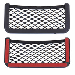 Universal Car Seat Side Back Net Storage Bag Phone Holder Pocket Organizer