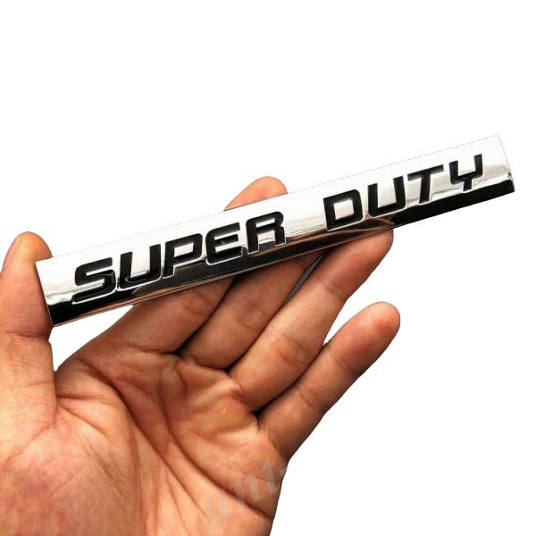 1pcs Chrome Black SUPER DUTY 3D Metal Car Sticker Emblem Badge Car Bike Decorative