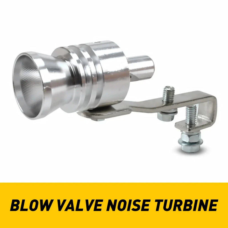 1pc Universal Turbo Sound Noise Exhaust Muffler Pipe Whistle Fake Blow off valve BOV Simulator Whistler