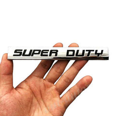 1pcs Chrome Black SUPER DUTY 3D Metal Car Sticker Emblem Badge Car Bike Decorative