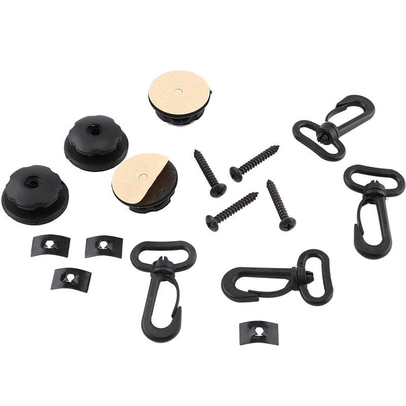 Car SUV Rear Cargo Trunk Storage Organizer Net plus mounting KIT