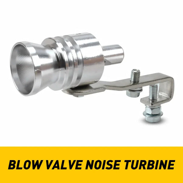1pc Universal Turbo Sound Noise Exhaust Muffler Pipe Whistle Fake Blow off valve BOV Simulator Whistler