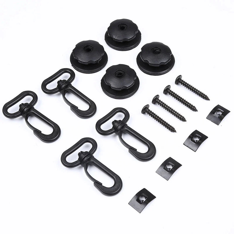 Car SUV Rear Cargo Trunk Storage Organizer Net plus mounting KIT