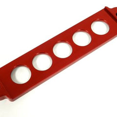 UNIVERSAL RED BILLET ALUMINIUM BATTERY TIE DOWN BIG BRACKET FOR CAR
