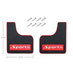 2 Pcs Sports Universal Mud Flaps Mudflaps Splash Guards For Car Pickup SUV Truck