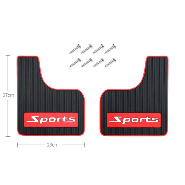 2 Pcs Sports Universal Mud Flaps Mudflaps Splash Guards For Car Pickup SUV Truck