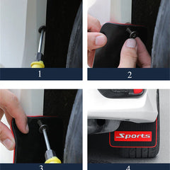 2 Pcs Sports Universal Mud Flaps Mudflaps Splash Guards For Car Pickup SUV Truck