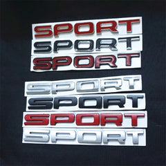 Car 3D Sticker Letters Hood Emblem Logo Badge For Car Styling SPORT-Letter-Sticker