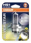 OSRAM 64185SVS HS1 Silver Star Halogen Headlight Lamps For Motorcycles (35W, 1 Bulb)