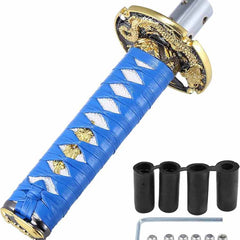 Samurai Sword JDM Car Manual Shift Knob Shifter Alloy Katana Adapter