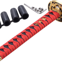 Samurai Sword JDM Car Manual Shift Knob Shifter Alloy Katana Adapter
