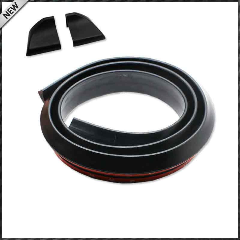 Samurai 4.9Ft/1.5M x 35MM Universal Black Car Rear Roof Trunk Spoiler Wing Lip Sticker