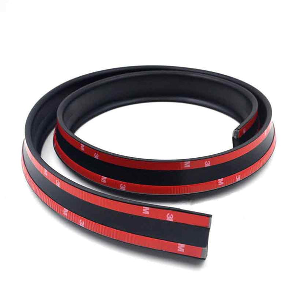 Samurai 4.9Ft/1.5M x 35MM Universal Black Car Rear Roof Trunk Spoiler Wing Lip Sticker