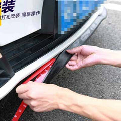 SAMURAI BLACK Car Body Kit Bumper Lip Side Skirt Rubber Edge Decorative Protector Trim