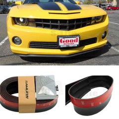 SAMURAI BLACK Car Body Kit Bumper Lip Side Skirt Rubber Edge Decorative Protector Trim