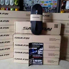 SAMURAI BLUE Car Body Kit Bumper Lip Side Skirt Rubber Edge Decorative Protector Trim