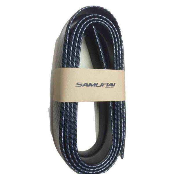 SAMURAI CARBON FIBER Car Body Kit Bumper Lip Side Skirt Rubber Edge Decorative Protector Trim