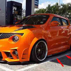 SAMURAI BLUE CARBON FIBER Look Car Body Kit Bumper Lip Side Skirt Rubber Edge Decorative Protector Trim