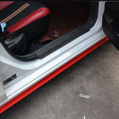SAMURAI RED Car Body Kit Bumper Lip Side Skirt Rubber Edge Decorative Protector Trim