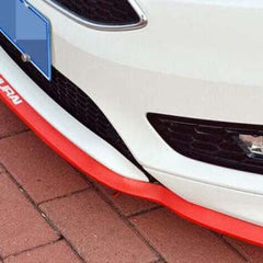 SAMURAI RED Car Body Kit Bumper Lip Side Skirt Rubber Edge Decorative Protector Trim