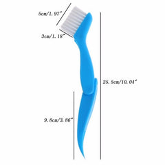 2 in 1 Multipurpose Window Groove Cleaning Brush Keyboard Nook and Cranny Dust