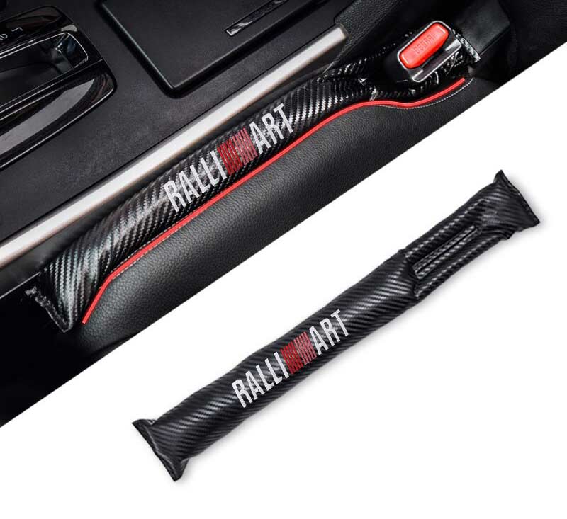 2pcs RALLI Carbon Fiber Car Seat Gap Leak-Proof Plug