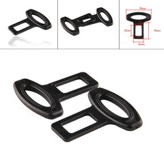 20pcs / 10sets Black Car Vehicle Universal Safety Plastic Seat Belt Buckle