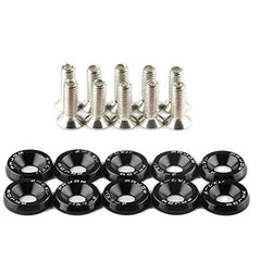 10 Pcs Car Universal Screw Washer Car Fender M6 Bolt Screw+Bumper Washer JDM
