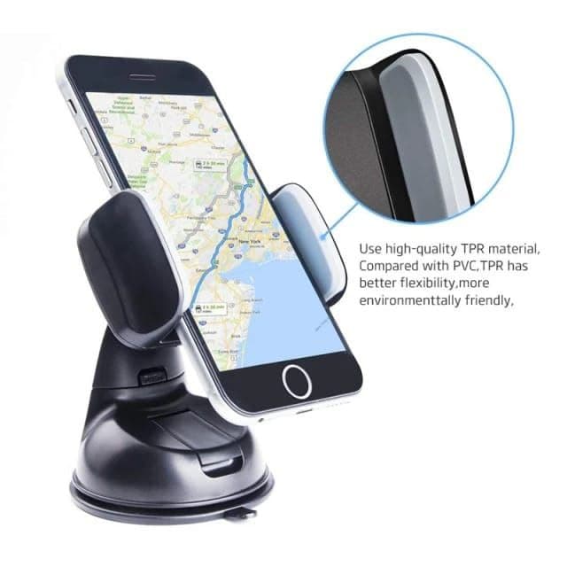 360 Universal Car Holder Stand Mount Windshield Bracket For Mobile Cell Phone(Assorted Colour)