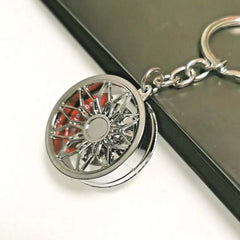 Disc Brake Steel Car Key Chain Wallet Keychain Pendant Hanging Keychain Key Charms Creative Novelty Keychain