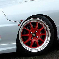 Silver Finish JDM Quick Release Fasteners For Car Bumpers Trunk Fender Hatch Lids Kit.