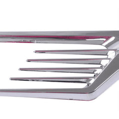 2PCS Chrome Car SUV Air Flow Fender Side Vent Decoration Sticker Accessories