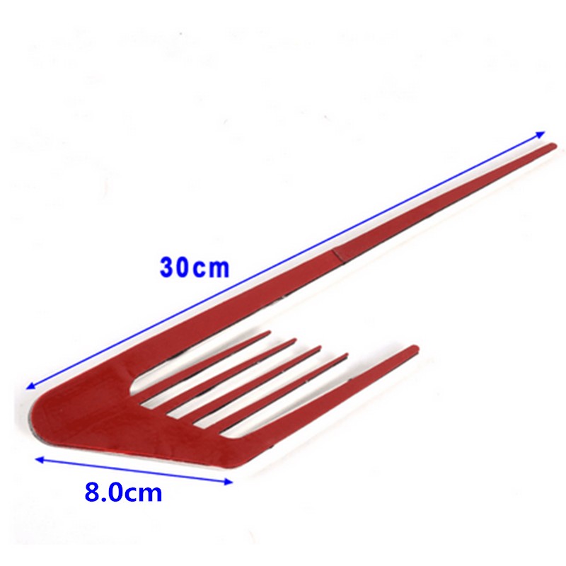 2PCS Chrome Car SUV Air Flow Fender Side Vent Decoration Sticker Accessories