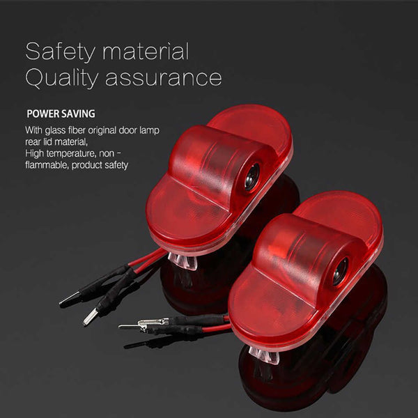 2pcs Suitable For Skoda Octavia Car Door Welcome Lights Ghost Shadow Led Projector Logo Light