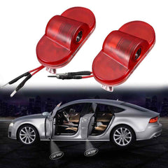 2pcs Suitable For Skoda Octavia Car Door Welcome Lights Ghost Shadow Led Projector Logo Light