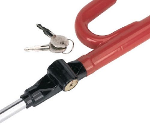 Universal Car Auto Truck Double Steering Wheel Security Lock Anti Theft Locking Steel