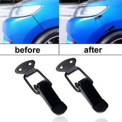 2pcs Car Mix Design Boot Bonnet Side Bumper Toggle Fasteners Catch Clips