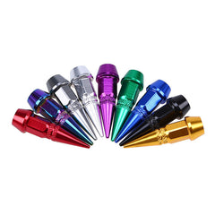 4 Pcs Universal Spike Wheel Air Valve Stem Cap Car Bike Tire Tyre Screw Dust Cover