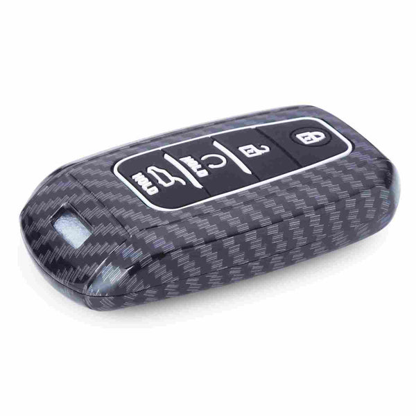 Sonet, Seltos 2020, Carens, Seltos X-line 4 Button Smart Key Cover Case With Keychain