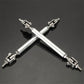 2pcs Adjustable Universal Front Rear Bumper Lip Splitter Strut Brace Rod Support Bar