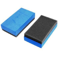2pcs Car Blue Foam Black Sponge Polishing Pad For Waxing & Buffing Tool