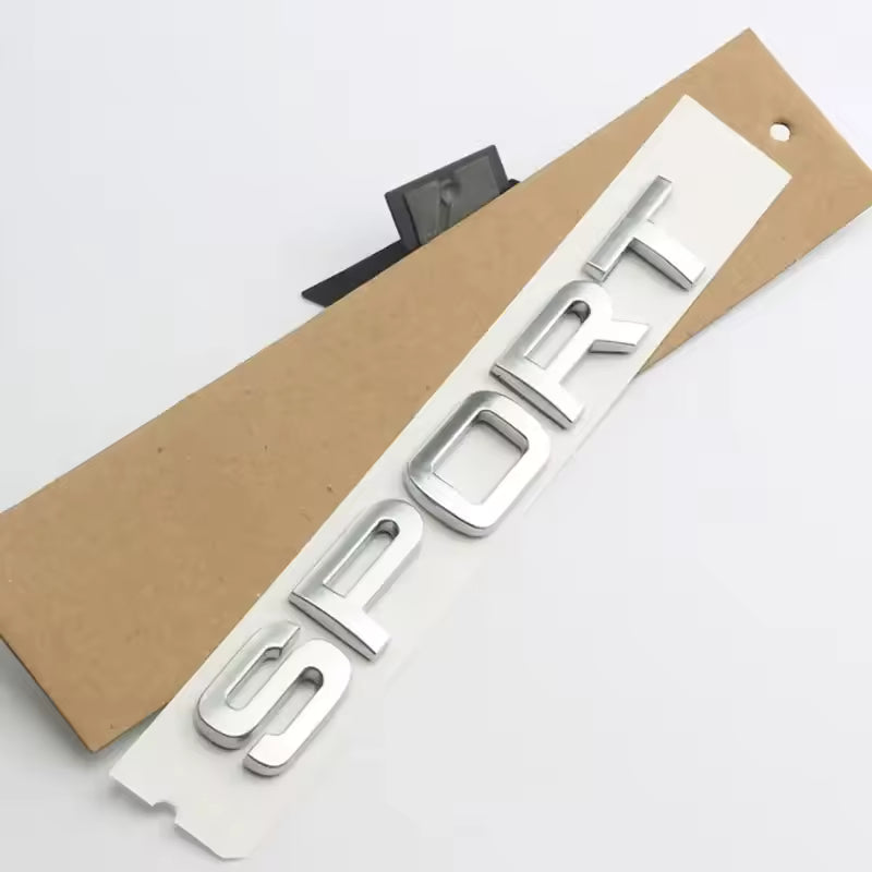 Car 3D Sticker Letters Hood Emblem Logo Badge For Car Styling SPORT-Letter-Sticker