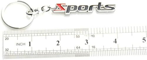 SPORTS 3D Logo Emblem Metal Keychain For Bikes And Cars