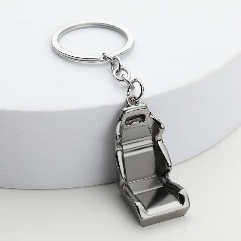 Sports Bucket Seat Car Metal Keyring Keychain