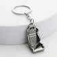 Sports Bucket Seat Car Metal Keyring Keychain